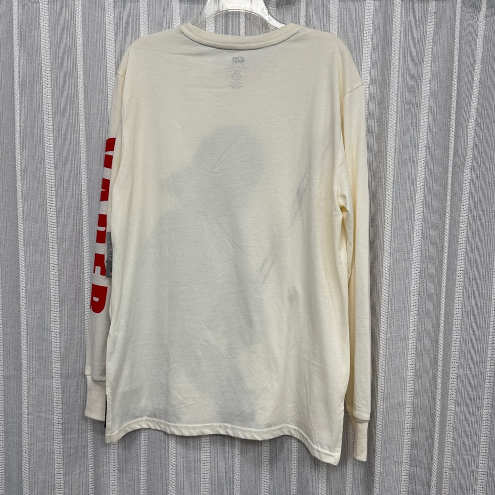 NWT Star Wars Vader Long Sleeve Shirt - Cream, Black, and Red Size M - Picture 7 of 8
